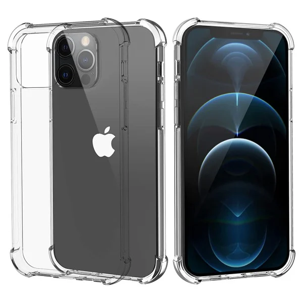 Coverphone Clear Case  Funda Transparente para iPhone 12 Pro MAX
